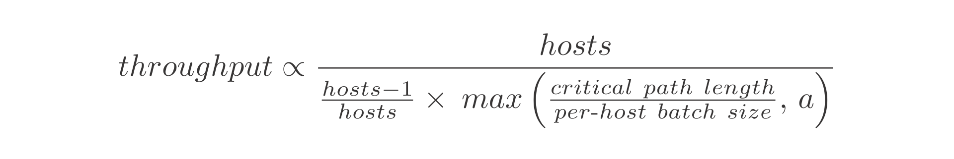 ReStream Scaling Equation